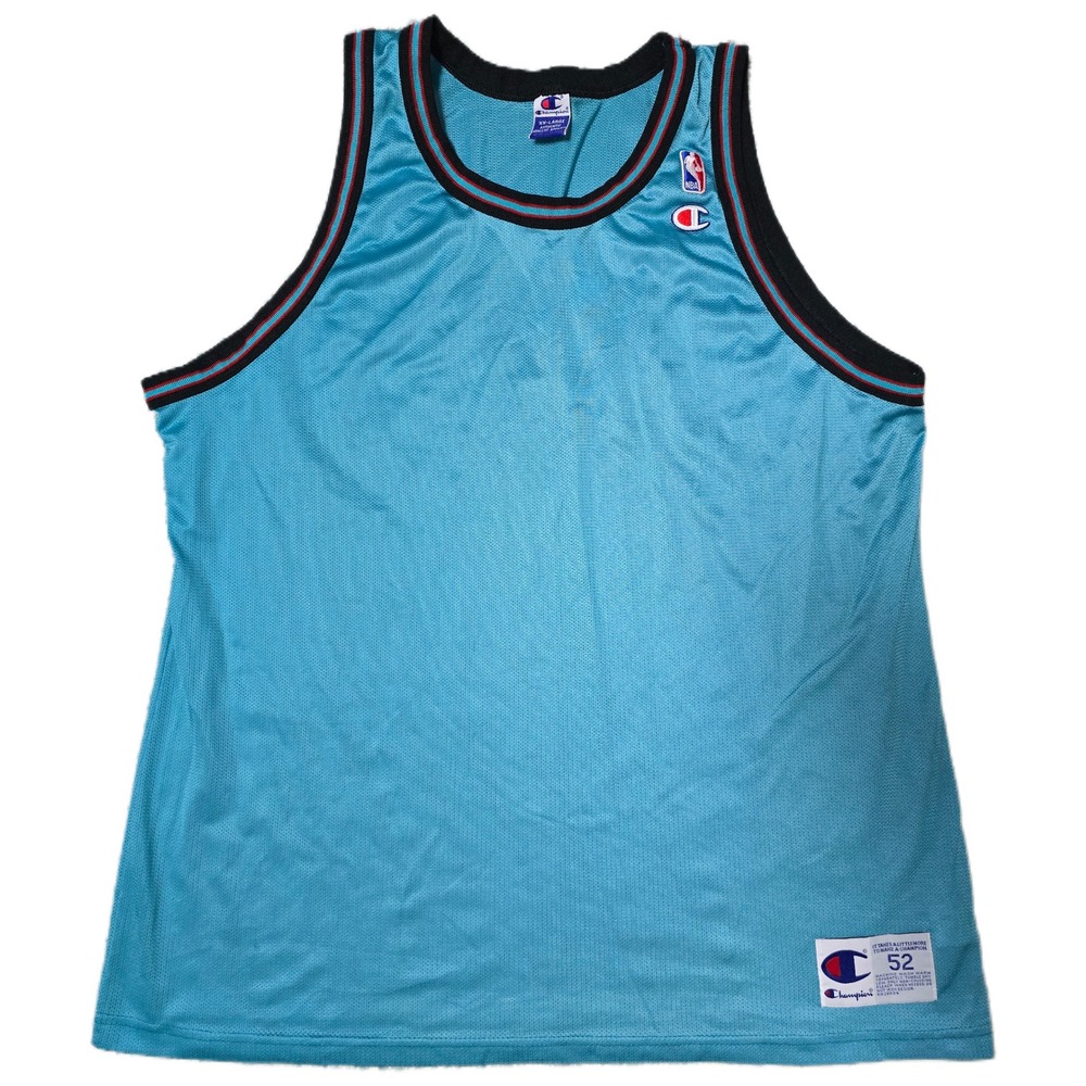 Vintage Champion NBA Jersey Teal‎ Blue Sleeveless XX-Large Mens (J)